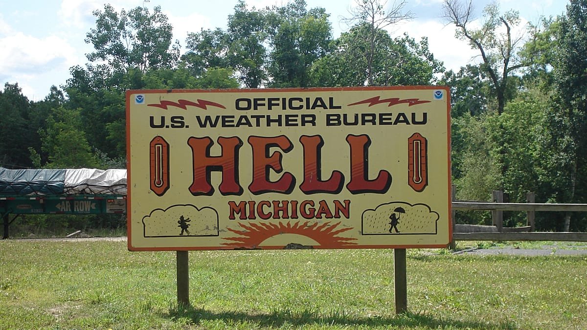 Hell, Michigan: el pueblo más diabólico de EE.UU. en venta por $625,000