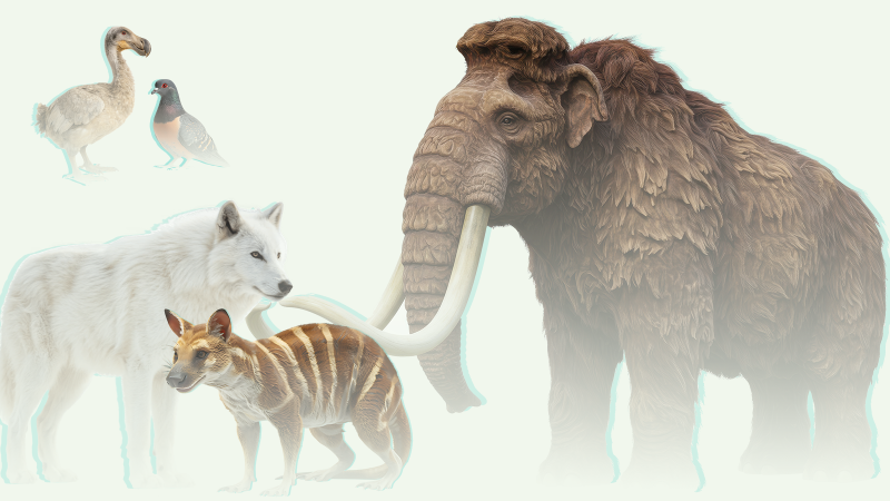 Desextinción animal: del lobo terrible al dodo, la ciencia que revive especies