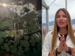 Congresista Claudia Romero recibe corona fúnebre: ‘No me van a silenciar’