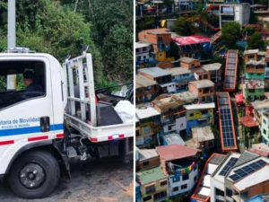 Operario de grúa atacado en la Comuna 13 de Medellín: fractura de cráneo
