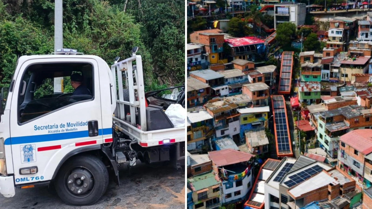 Operario de grúa atacado en la Comuna 13 de Medellín: fractura de cráneo