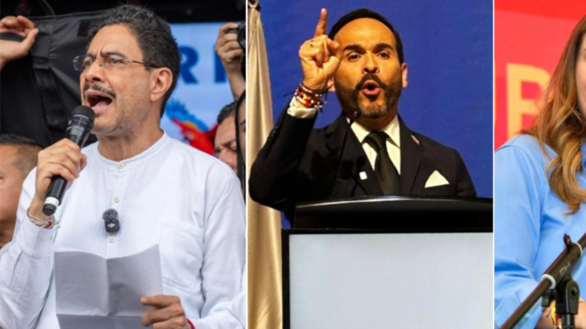 Cepeda, De la Espriella y Valencia: los candidatos que Colombia rechaza