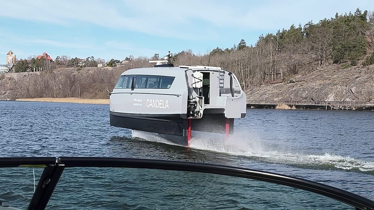 Candela P-12: el ferry eléctrico volador que revoluciona el transporte