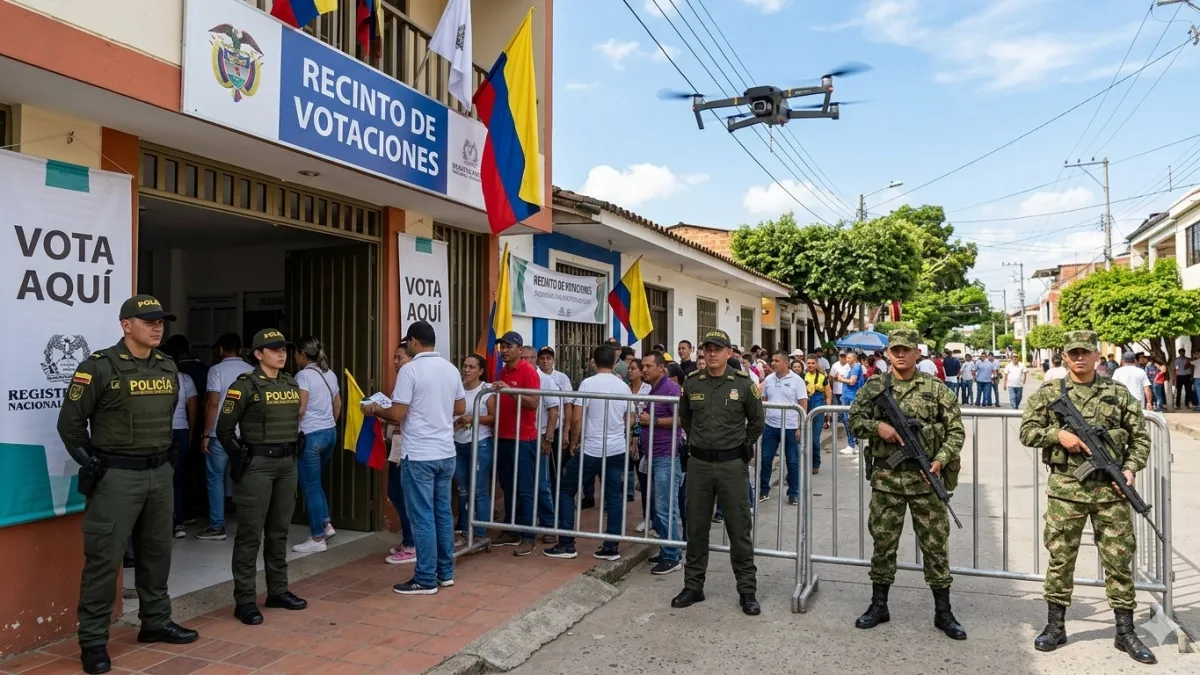 Más de 10.000 uniformados custodian las elecciones en Valle del Cauca