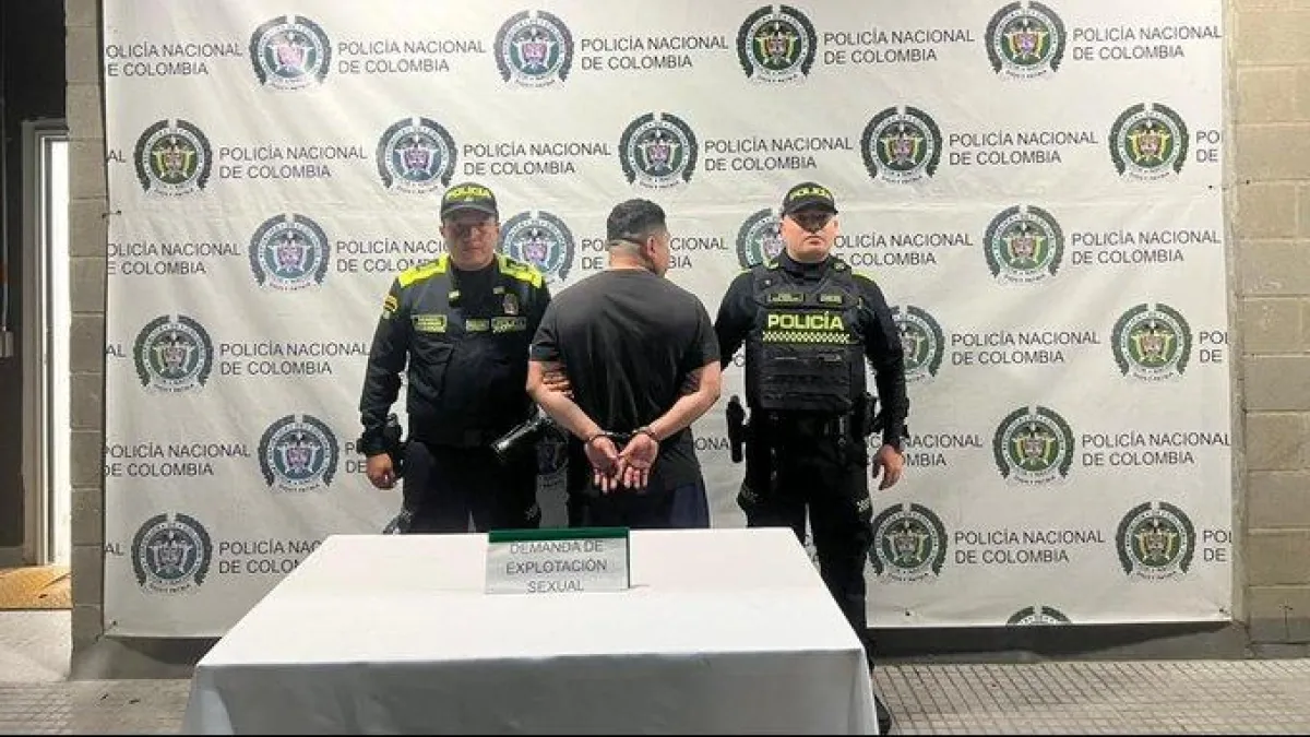 Extranjero capturado por acosar a menor de 16 años en Medellín