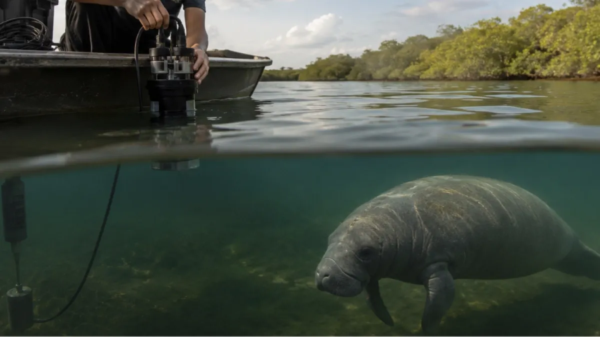 Joven colombiano gana premio de National Geographic por salvar manatíes