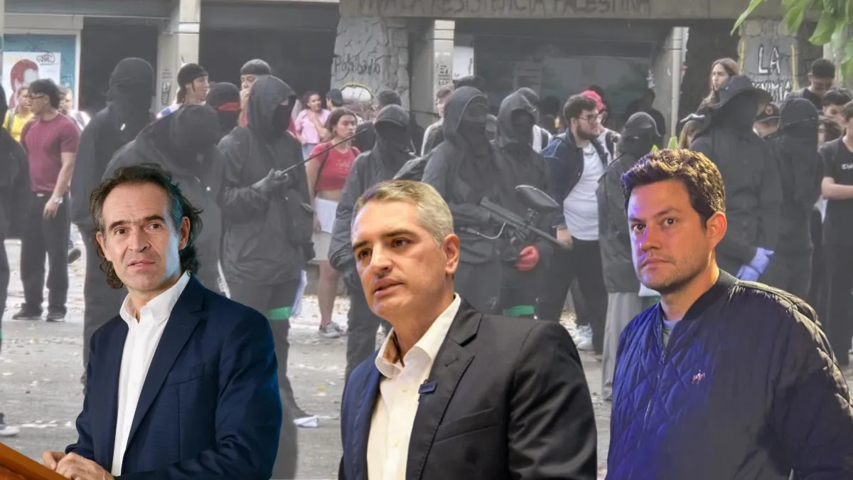 Violencia en la Universidad de Antioquia: capturan a ‘Cuervo’ por disparar a la policía
