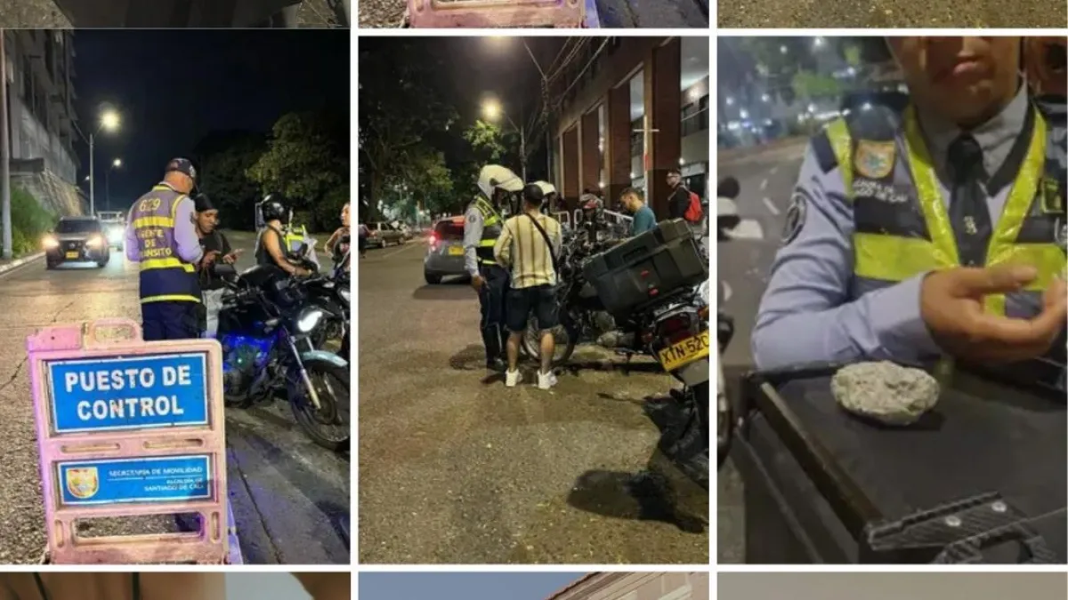 Agentes de tránsito atacados con piedras en Cali al atender carro sin frenos