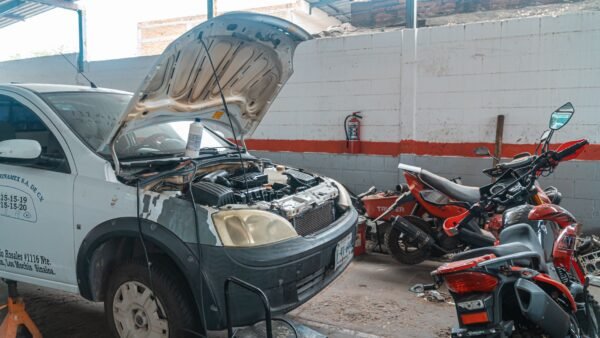 freno con motor automático