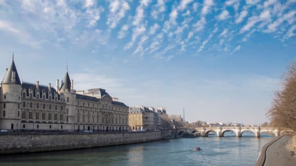 parís: cientos nadan