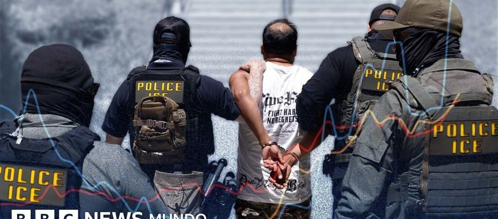 ICE detuvo a 50.925 migrantes en agosto bajo la nueva política de…