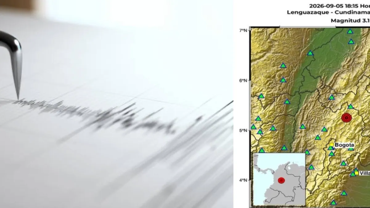 Tembló cerca de Bogotá: sismo de magnitud 3,1 se registró este sábado…