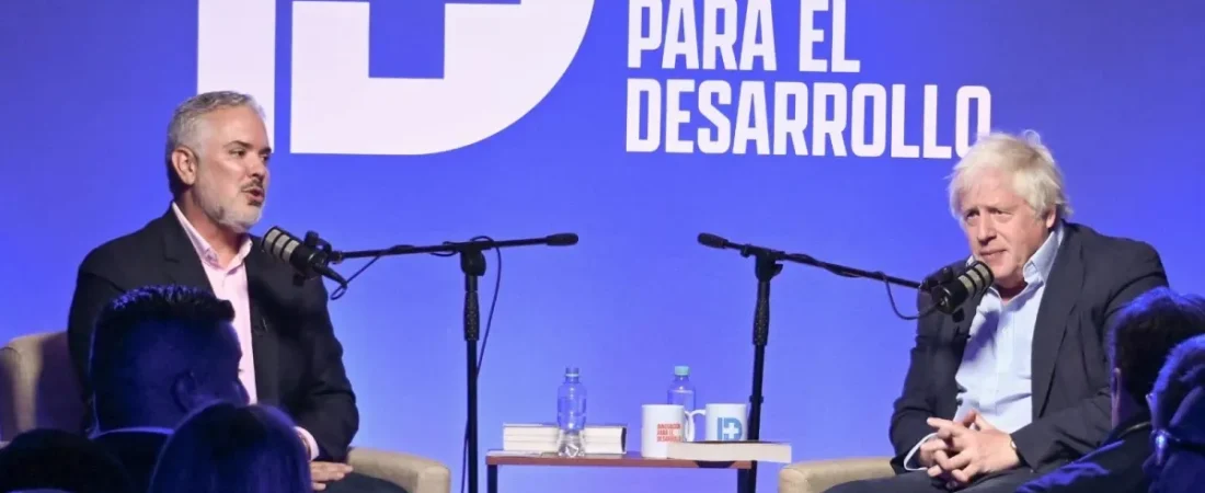 Iván Duque y Boris Johnson analizan el futuro de Colombia en reunión