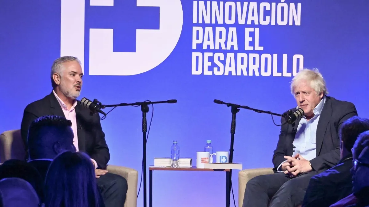 Iván Duque y Boris Johnson analizan el futuro de Colombia en reunión